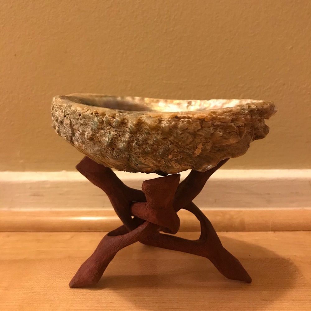 Abalone Shell Sage Burner with Sage
